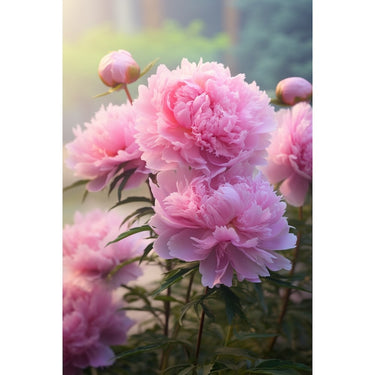 Pink Peony Painting